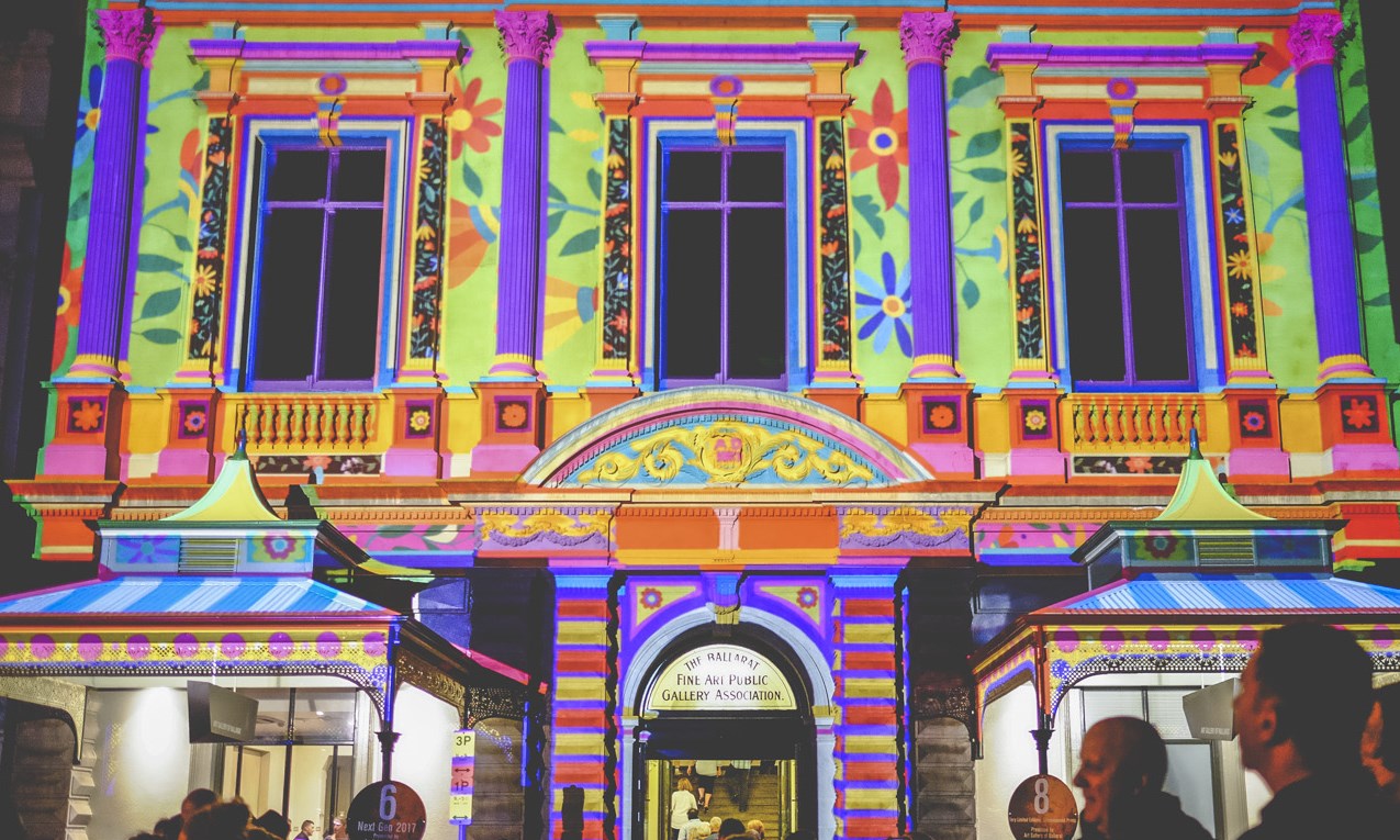 Art Gallery of Ballarat, White Night 2017, Photographer Aldona Kmiec