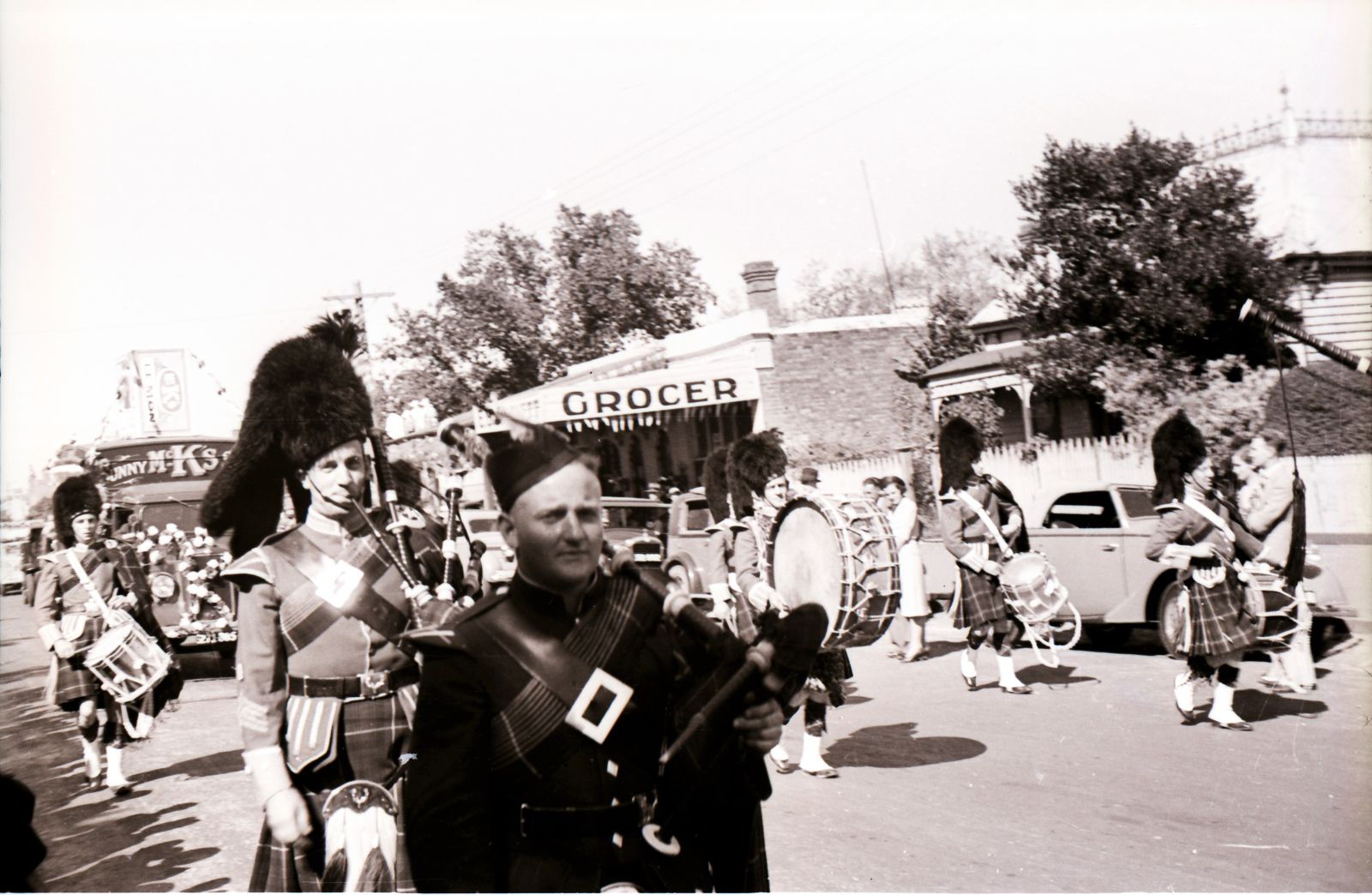 Centenary highland Street Parade 1938 floral festival Max Harris