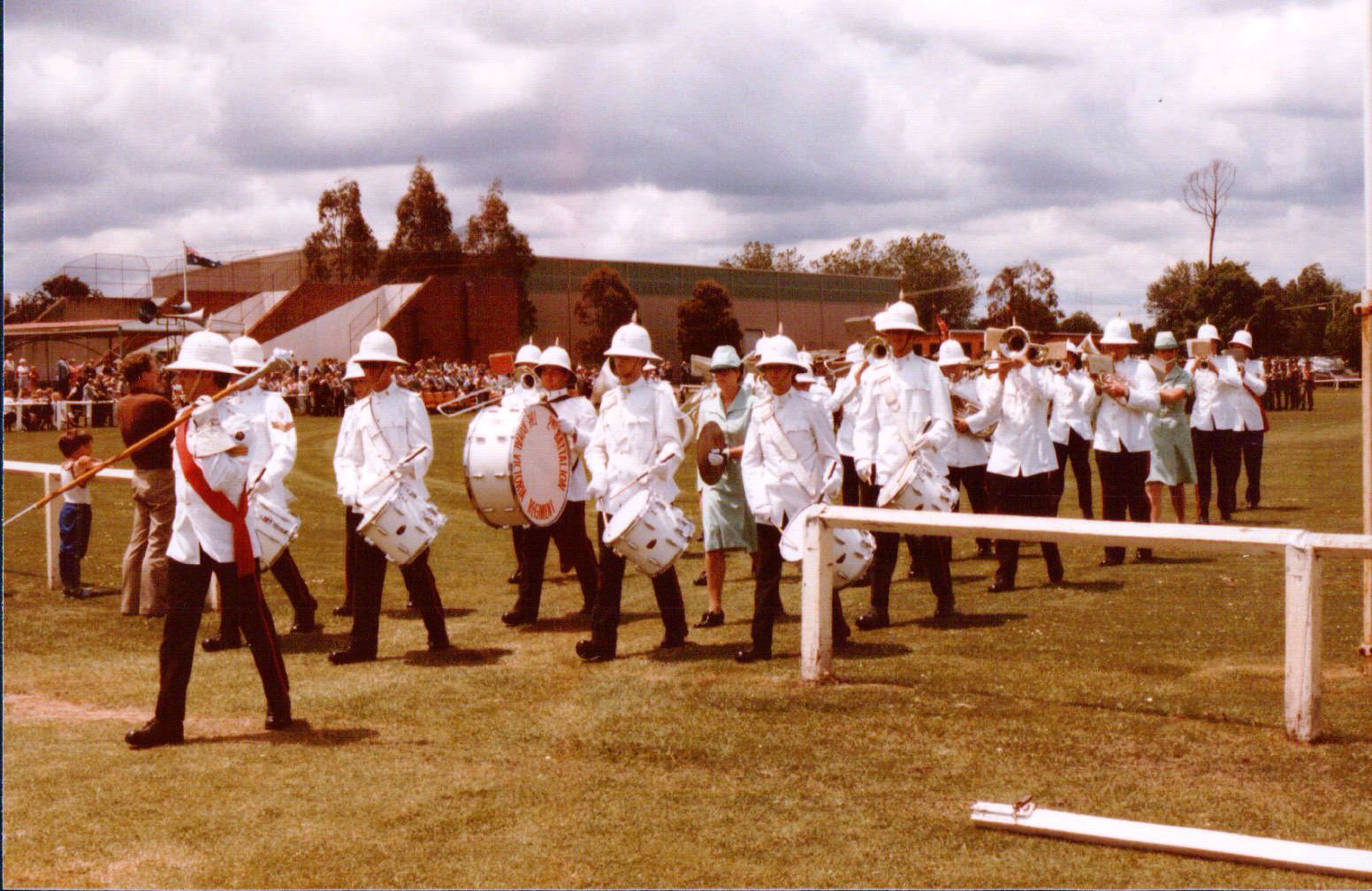 During Freedom of Entry to City of Ballarat November 1983, Source The Ballarat Ranger Military Museum