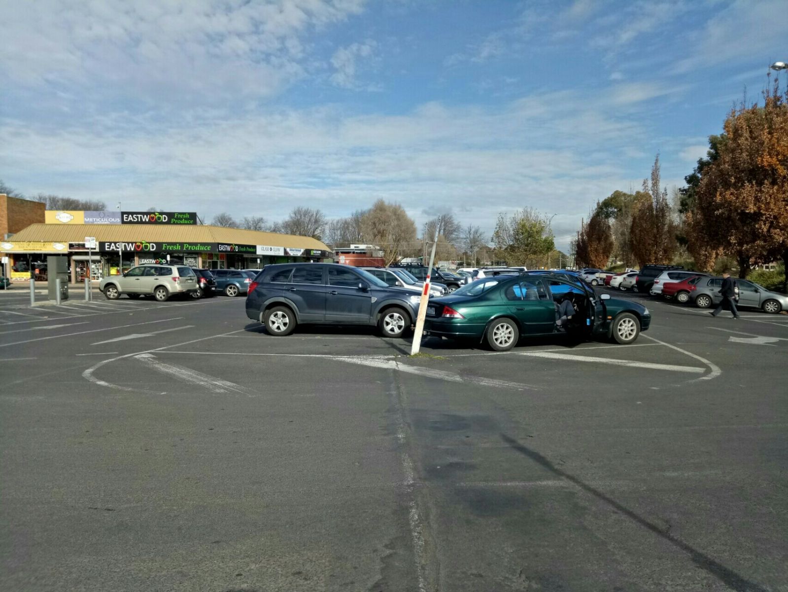 Eastwood Street carpark over Yarrowee Creek 2017  source Georgina Williams