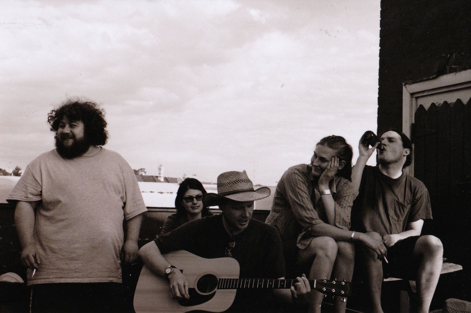 Roof Top Party,2001,  Bridge Mall Inn, Photographer and Source Tim Bignell